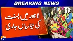Basant Preparations Underway in Lahore Ahead of Spring Season | Geo News Basant Preparations Underway in Lahore Ahead of Spring Season | Geo News