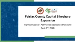 Общественное собрание по вопросу о предлагаемых станциях проката велосипедов вдоль автомагистрали...