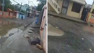 Teo Cruz residents in Santo Domingo East cry out over streets flooded for 3 months