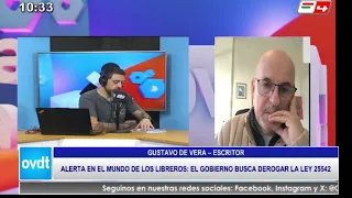 Gustavo De Vera: "Books are not commodities," the warning regarding the Book Law