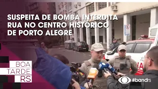 Bomb scare closes street in Porto Alegre's Historic Center
