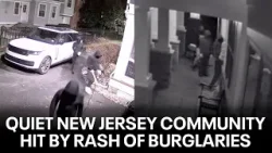 Surveillance videos show burglaries in quiet New Jersey community: 'I don't feel safe'