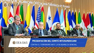 OAS News: Presentation of the Inter-American Committee against Terrorism. June 30, 2026.