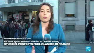 'Class sizes of more than 36 people': student protests continue in Paris and beyond • FRANCE 24