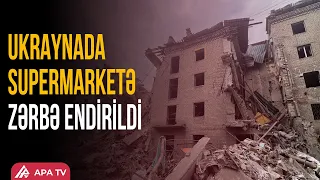 Ukraynaya hava zərbələri endirildi: 17 yaşlı gənc öldü | APA TV