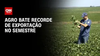 Agro brasileiro bate recorde de exportações no semestre, diz ministério | CNN AGRO NEWS