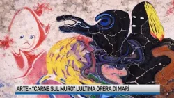 Arte. Guerra, memoria e identità: Mari' firma "Carne sul muro" Arte. Guerra, memoria e identità: Mari' firma "Carne sul muro"