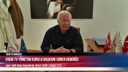EGEM TV BOARD CHAIRMAN SONER DEMİRÖZ VISITED UŞAK MEDICAL CHAMBER PRESIDENT DR. NİYAZİ TEKİN