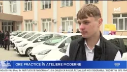 Zece instituţii de învăţământ profesional tehnic, dotate cu automobile şi echipamente