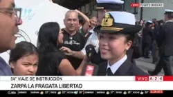 ? ZARPA LA FRAGATA LIBETAD