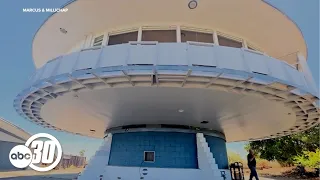 Bay Area's iconic rotating 'Spaceship House' hits the market