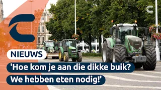 Farmers protest nitrogen policies in front of provincial government building in Arnhem | Connect
