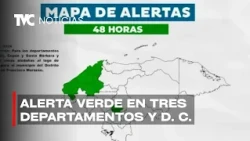 COPECO issues a 48-hour green alert for Cortés, Copán, Santa Bárbara, and the Central District.
