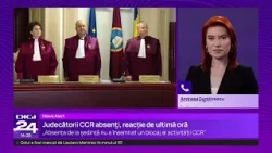 Prima reacție a celor patru judecători CCR, după ce nu s-au prezentat la ședința de azi