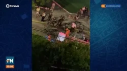 Video shows police officer being struck by teenager during getaway in Imbiribeira #BreakingNews