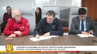 Governor Santana launches platform to unblock investments and accelerate employment in Los Lagos