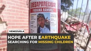 Venezuela earthquake aftermath: Families search for missing children in La Guaira