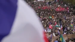 Euronews on the ground as hundreds of thousands take to the streets of Paris