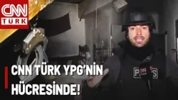 ÖZEL GÖRÜNTÜLER | CNN TÜRK YPG'nin Hücresinde! Terör Örgütü SDG Suriye'de Teslim Bayrağını Çekti