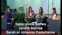 Johanna Castellanos, Janeth Barrios, Sarah Castellanos : table ronde des dames