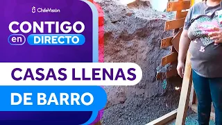 "THE ENTIRE HILL COLLAPSED": Family left with their home covered in mud - Contigo en Directo
