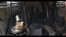 Incendio por quema de basura deja sin casa a dos familias en el barrio Bertha Díaz de Managua