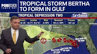 Tropical Storm Bertha expected to form in Gulf