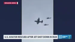 Американский военнослужащий, пропавший без вести после того, как Иран сбил истребитель, был спасен.