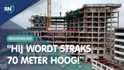 Kijkje op de bouwplaats van gigantische woontoren naast station Nijmegen  ||  RN7 REGIONIEUWS
