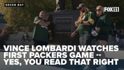Vince Lombardi watches first Packers game -- yes, you read that right