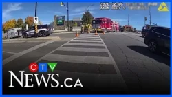 Pedestrian hospitalized following crash in Bradford, charged laid