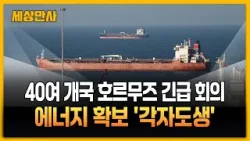 40여 개국 호르무즈 긴급 회의…에너지 확보 '각자도생' [세상만사] #호르무즈 #40여개국긴급회의 #화상회의