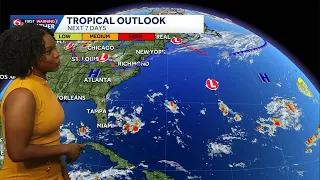 Tracking the tropics: New Atlantic area watched as Invest 98L fades