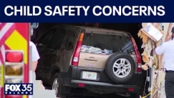 Questions about child safety barriers after daycare crash