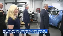US Secretary of Energy visits Raleigh to talk clean energy efforts