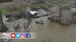 MERİÇ NEHRİ'NDE SU SEVİYESİ NORMALE DÖNDÜ EVLERDEKİ HASAR ORTAYA ÇIKTI