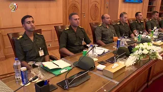 Minister of Defense Meets with Soldiers from the Second and Third Field Armies to Review the Comb...