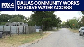 Impoverished Dallas community fights for running water