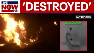 NEW VIDEO: US strikes Iranian oil tankers after Navy warship attack