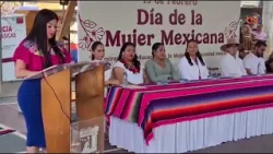 Encabeza Alba Soberanis evento por el Día de la Mujer Mexicana en Tecpan