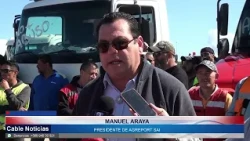 09 OCT 2026 Camioneros de San Antonio realizan caravana de protesta y advierten posibles paros
