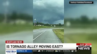 Is Tornado Alley shifting east?