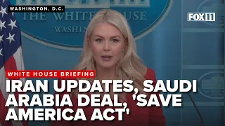 White House press briefing amid Iran strikes & push for the 'Save America Act'