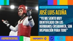 José Luis Acuña, Taekwondo Gold Medalist at the 2026 Santa Fe South American Games, on DEPORTV Ce...