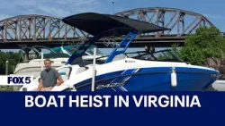 Surveillance video captures brazen boat theft in Virginia