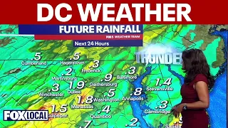 DC weather forecast: Storms clear overnight, making for comfortable Sunday