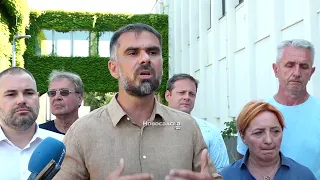 Gradonačelnik Žarko Mićin u obilasku fabrike vode