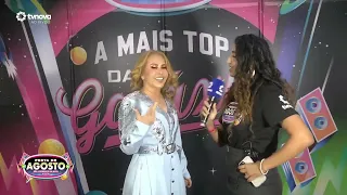Before her show at the August Festival, Joelma spoke with TV NOVA