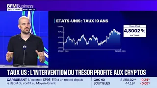 BFM Crypto, le Club : Taux US, l'intervention du Trésor profite aux cryptos