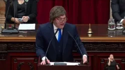 Milei contra la oposición: "Son unos chorros" Milei contra la oposición: "Son unos chorros"